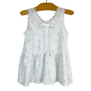 Vintage Cassie Sleeveless Slip Dress Floral Roses Lace Size 4